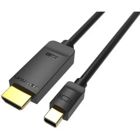 VENTION Mini DisplayPort HDMI Átalakító Fekete 2m HAHBH