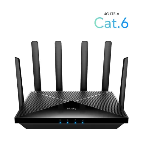 CUDY LT700 4G LTE Cat 6 AC1200 Gigabit Wi-Fi Router