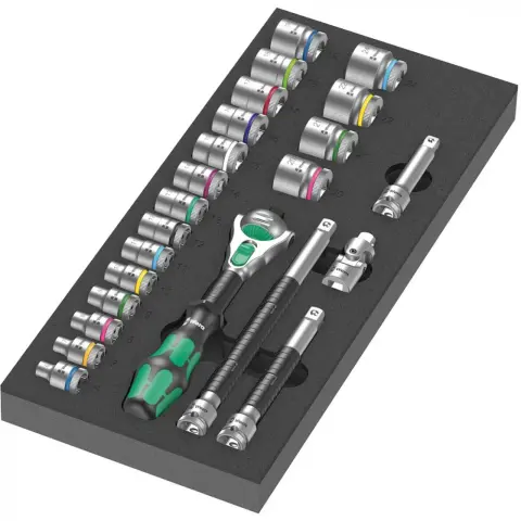 WERA 9721 3/8" 24-delni set orodja + penasti vložek
