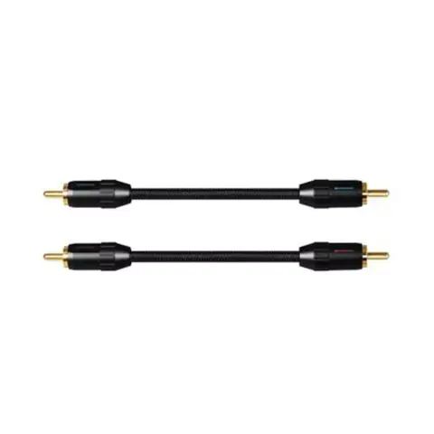 TOPPING RCA Összekötő Fekete 10cm