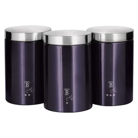 BERLINGER HAUS BH/6827 Purple Eclipse Collection storage set 3-piece