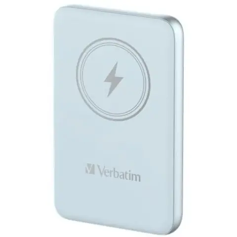 VERBATIM Charge n Go Wireless magnetic power bank 10000mAh blue