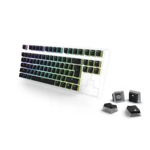 HAMA 217894 uRage Doubleshot PBT Keykap szett UK/US fekete