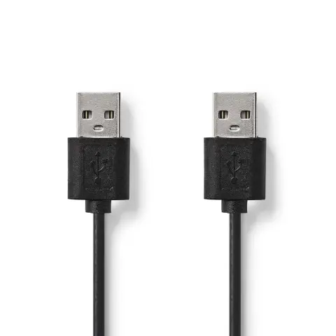 NEDIS USB Összekötő Fekete 2m CCGL60001BK20