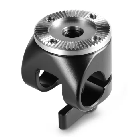 SMALLRIG 1686B 15mm Rod Clamp with Arri Rosette
