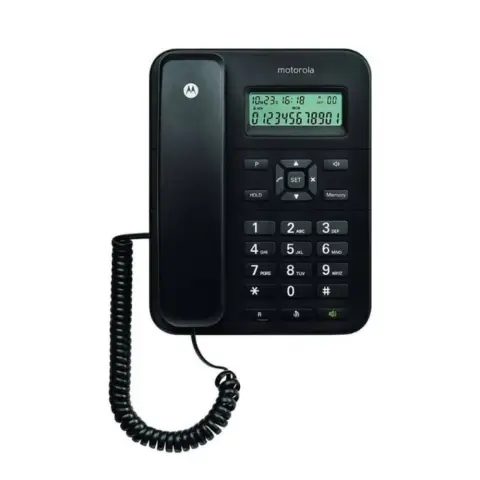 MOTOROLA CT202 wired telephone black