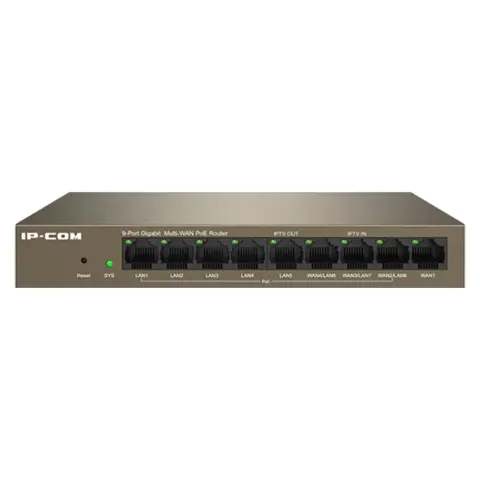 IP-COM M20-8G-POE 9 Port Cloud Managed PoE Router