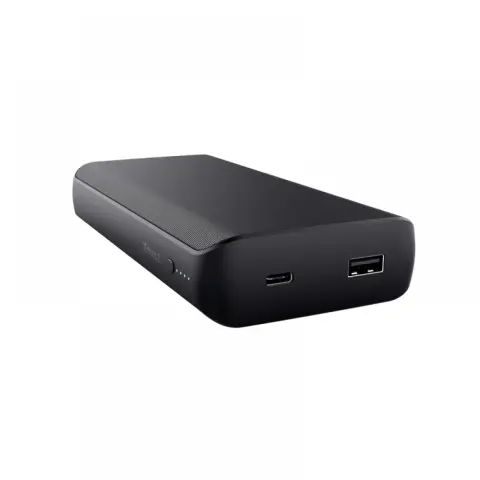 TRUST Laro Powerbank 20000mAh 1xUSB 1xUSB-C 65W fekete