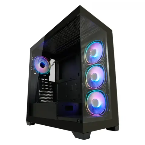 LCPOWER 715B számítógépház fekete