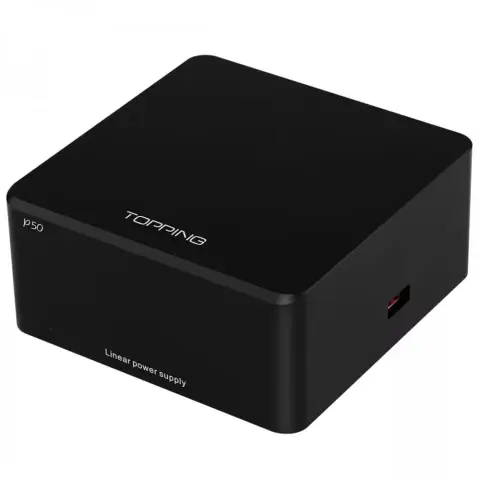 TOPPING P50 Lineáris hálózati tápegység Fekete