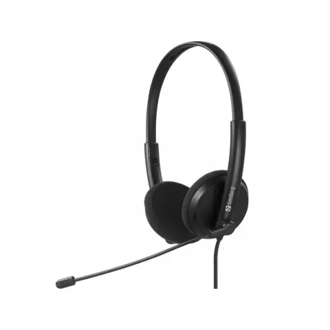 SANDBERG USB-C Office Headset fekete