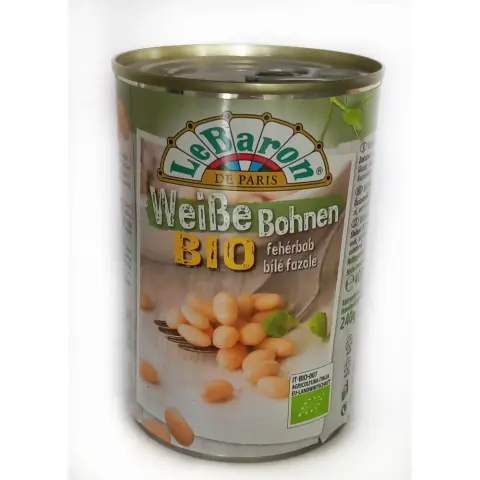 Le baron bio fehérbab 400 g
