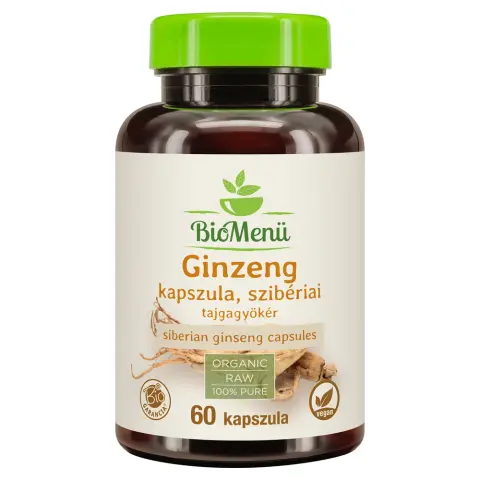 BIO MENÜ BioMenü organic Siberian ginseng capsules 60 pcs