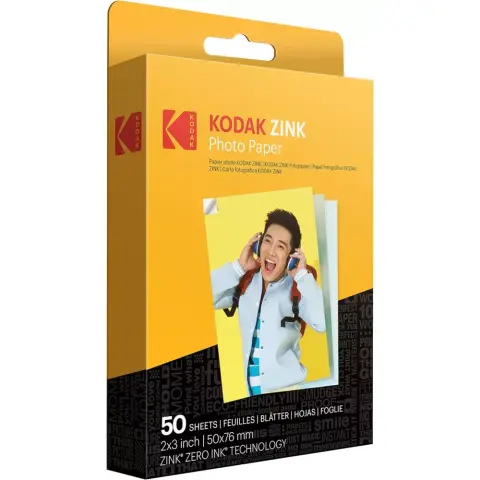 KODAK Zink instant fotópapír 2x3" papírméret 50db