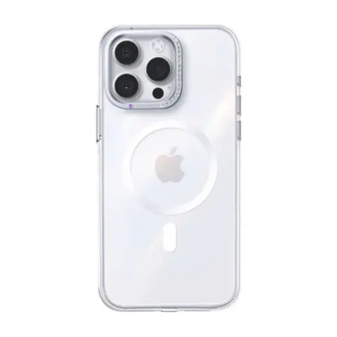 JOYROOM PN-15B2 MagSafe Glacier zadnji ovitek za iPhone 15 Pro prozoren