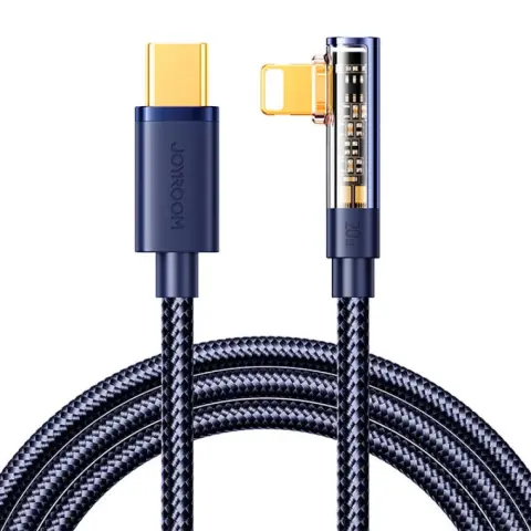 JOYROOM USB 2.0 Type C Lightning Kabel za punjenje/prijenos podataka Crni 1.2m 6956116730185