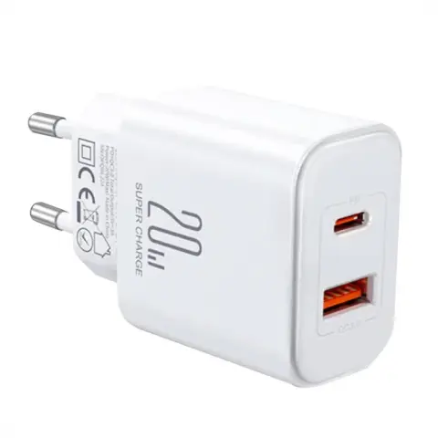 JOYROOM JR-TCF05 Wall charger 20W fehér
