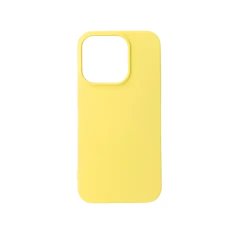 CELLECT Premium silikonski ovitek iPhone 15 Plus rumen