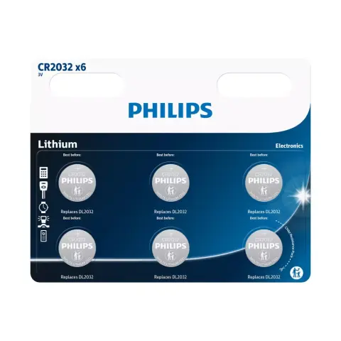 PHILIPS Minicells CR2032 Lithium gombelem (CR) 3V 6db