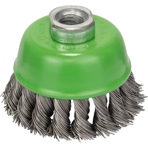 BOSCH Heavy for Inox csészekefe fonott drótból 75mm
