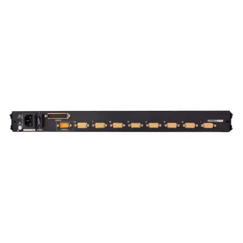 ATEN 8-Port PS/2-USB VGA Single Rail LCD KVM Switch CL5708