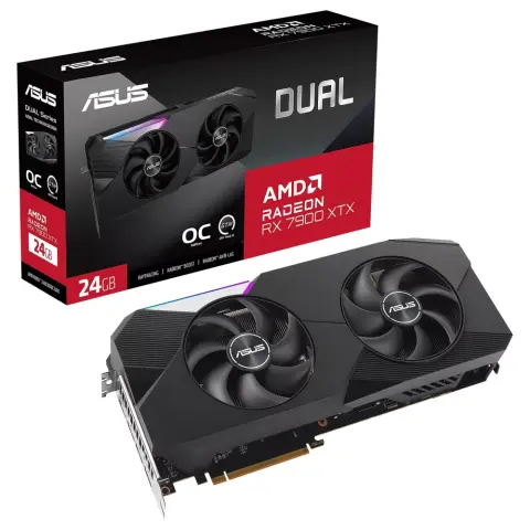 ASUS DUAL-RX7900XTX-O24G Radeon RX 7900 XTX 24GB GDDR6 OC PCIE