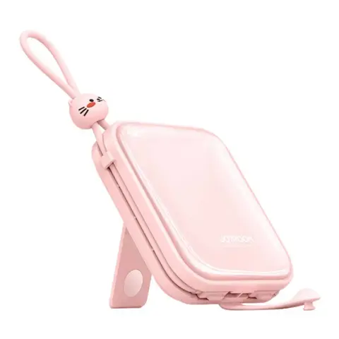 JOYROOM JR-L009 Cutie Powerbank 10000mAh 12W rózsaszín