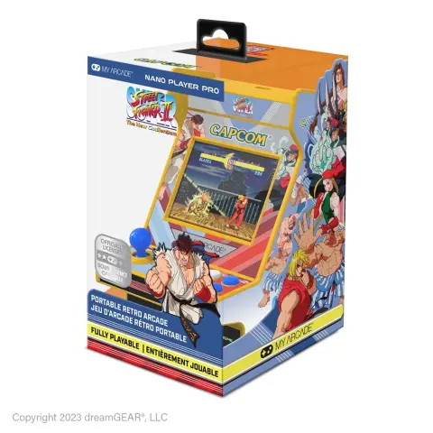 MY ARCADE Super Street Fighter II Nano Player Pro Retro Arcade 4.8" Prenosni