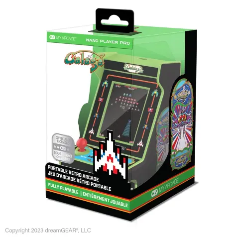 MY ARCADE Galaga Nano Player Pro Retro Arcade 4.8" prenosni