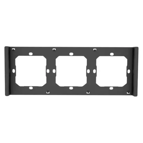SONOFF SON-ALK-SM80-3A 3-as sorolókeret Sonoff M5 80 / M5 Matter 80 okos villany kapcsolókhoz antracit