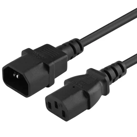 PREMIUMCORD IEC Táp Fekete 3m KPS3
