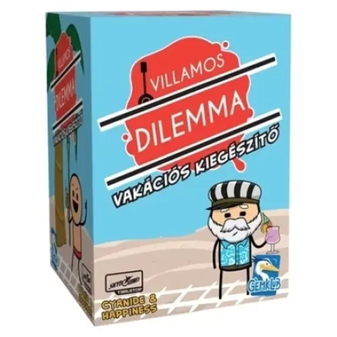 SKYBOUND GAMES Villamosdilemma kártyajáték Vakációs kiegészítő