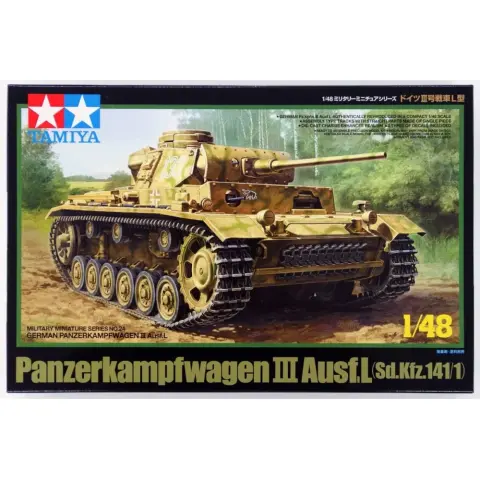 TAMIYA 1/48 Panzerkampfwagen III Ausf.L német tank modell