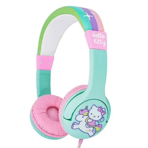 OTL TECHNOLOGIES Hello Kitty Egyszarvú gyerek fejhallgató türkiz