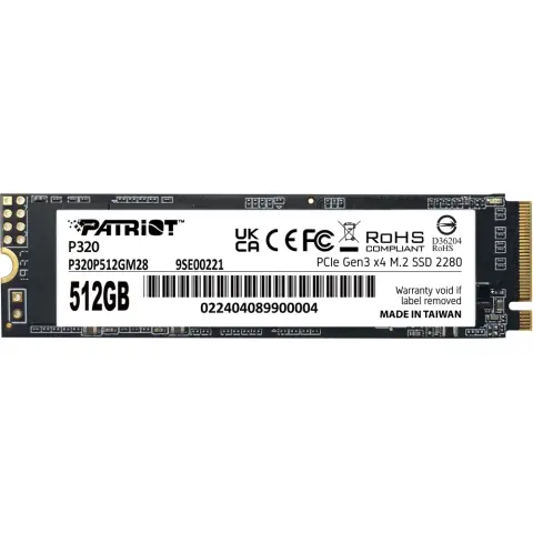 PATRIOT 512GB P320 M.2 PCIe M.2 2280 P320P512GM28