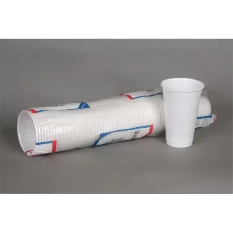 1020013550 Plastic cup 3dl 50 pcs White