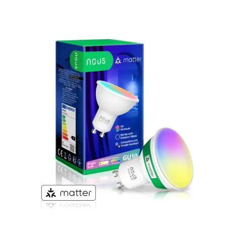NOUS P8 okos Tuya Wi-Fi RGB izzó GU10