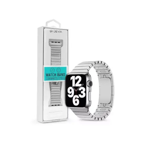 DEVIA Elegant Apple Watch fém szíj 38/40/41 mm ezüst