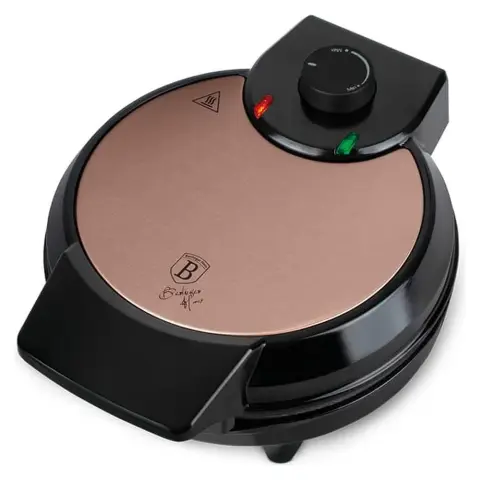 BERLINGER HAUS BH/9450 Gofrisütő virág alakú 700W Rozsaszín/fekete