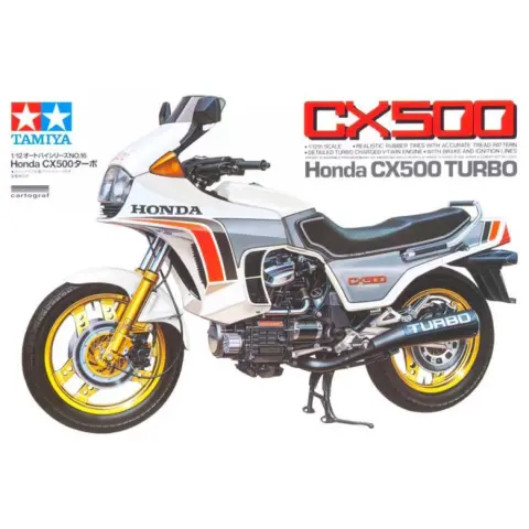 TAMIYA 1/12 Honda CX500 Turbo motor modell
