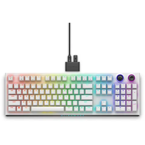 DELL Alienware AW920K Tri-Mode Wireless US engleză albă