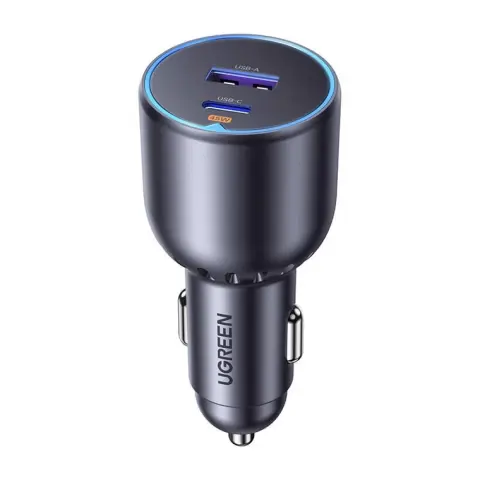 UGREEN EC701 Autós töltő USB + USB-C 63W fekete