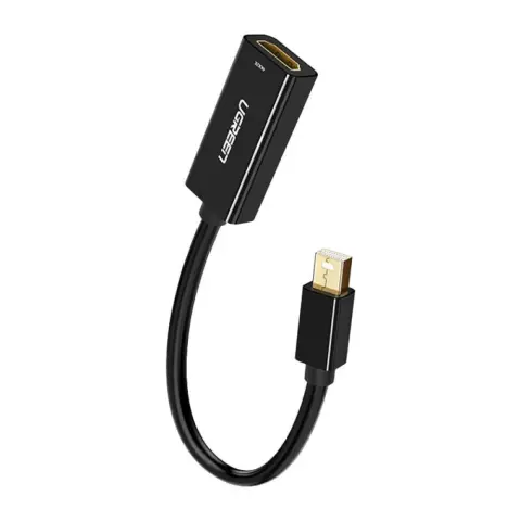 UGREEN Mini DisplayPort HDMI Átalakító Fekete 20cm 10461