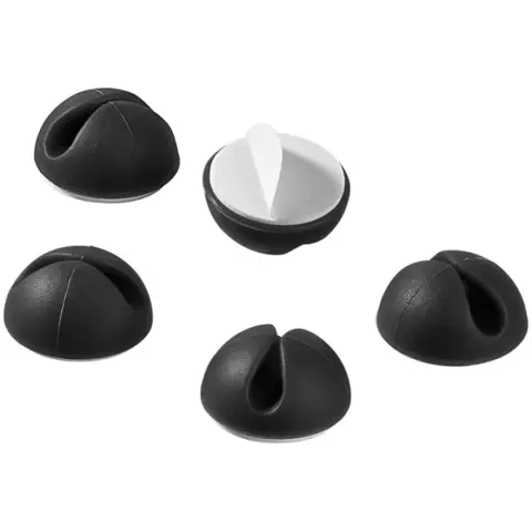 PREMIUMCORD Kábelrendező Fekete 3cm ZVPD01