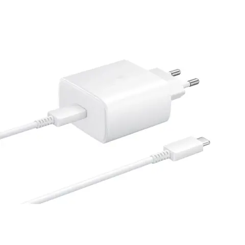 SAMSUNG EP-TA845EWE Mains charger + EP-DW767JWE cable 45W OEM