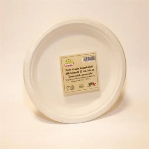 ALUFIX 1010050071 biodegradable PLA plate 22.8cm 20 pcs