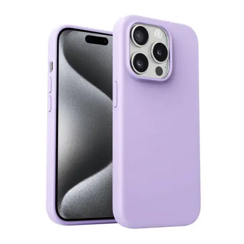AUKEY PC-GJ10D tok iPhone 15 Pro Max lila