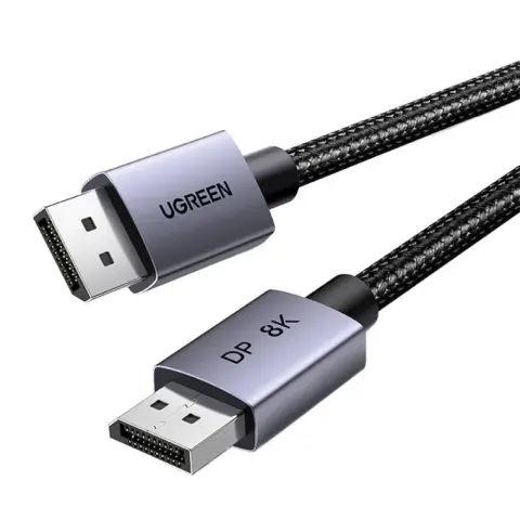 UGREEN DisplayPort 1.4 Összekötő Fekete 2m 25905