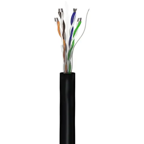 GOOBAY CAT6 Összekötő Fekete 100m 57293