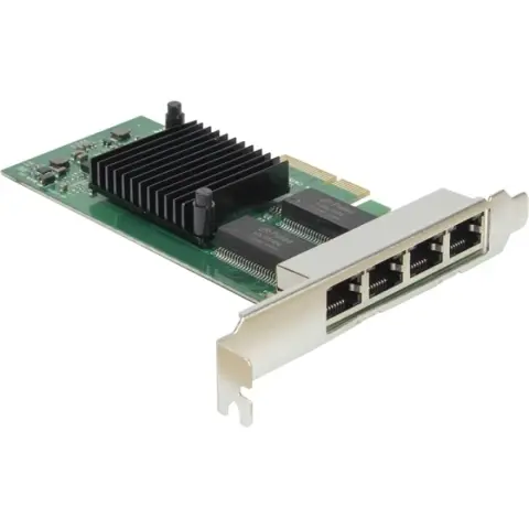 INTER-TECH 77773010 4x Gigabit PCIe Adapter